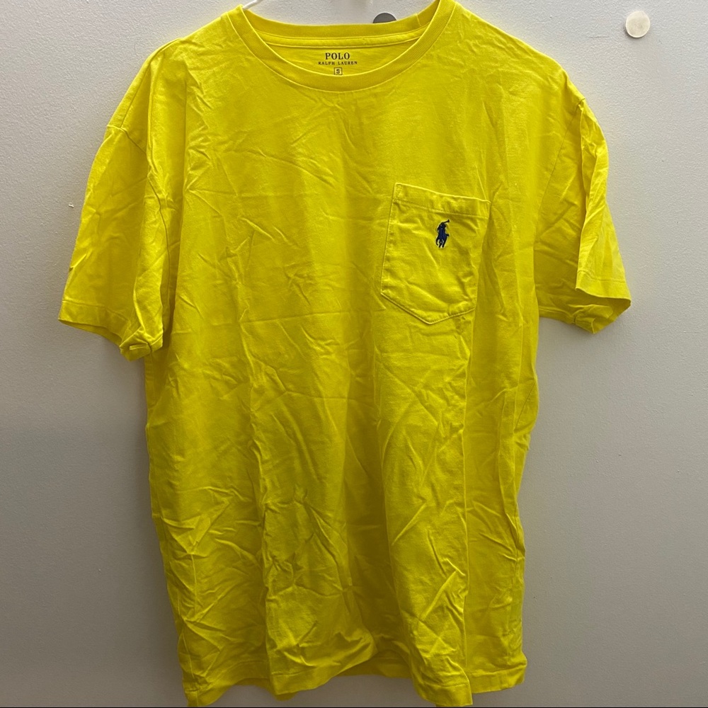 Ralph Lauren yellow tee shirt